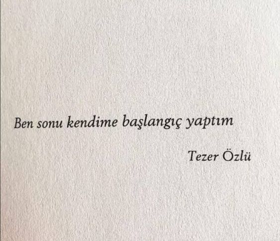 Her son aslında bir başlangıç olmasına rağmen insan neden sonlara takılır?