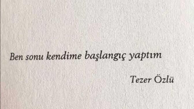 Her son aslında bir başlangıç olmasına rağmen insan neden sonlara takılır?