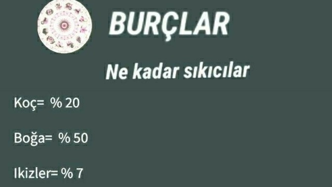 Burcunuza göre ne kadar sıkıcısınız?