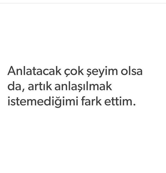 Anlaşılmak gibi bir kaygınız var mı?