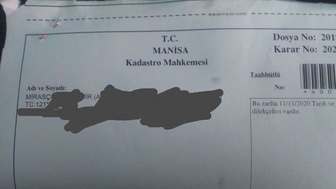 Yanlış görmüyorum dimi 🙄 bana miras mı kalmış?😱kim bana miras bırakır, kağıdı açıp okumalımıyım akşam'a kadar sabretmelimiyim?
