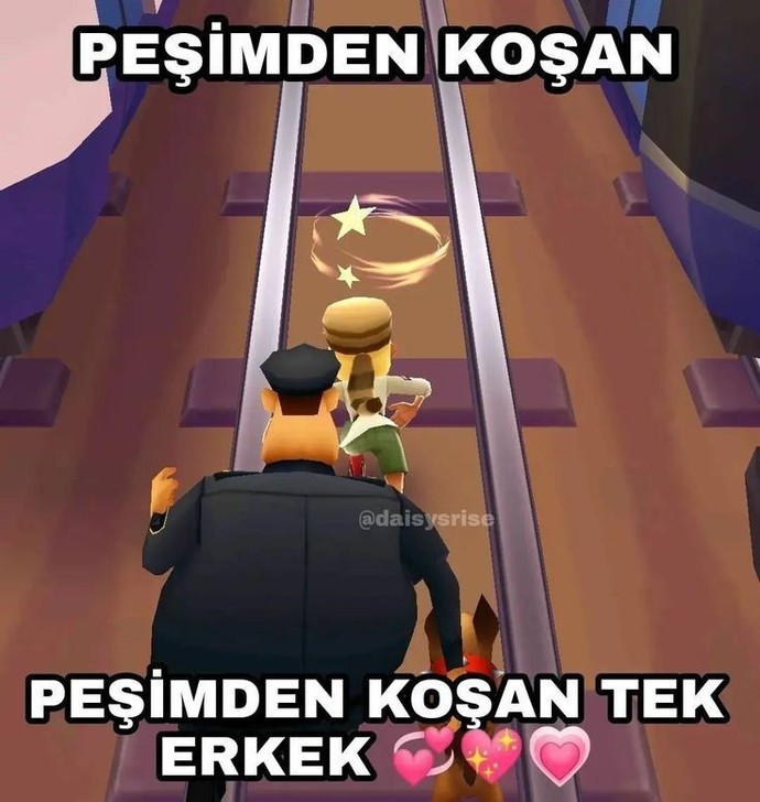 Sizin de peşinizden koşan birileri var mı?