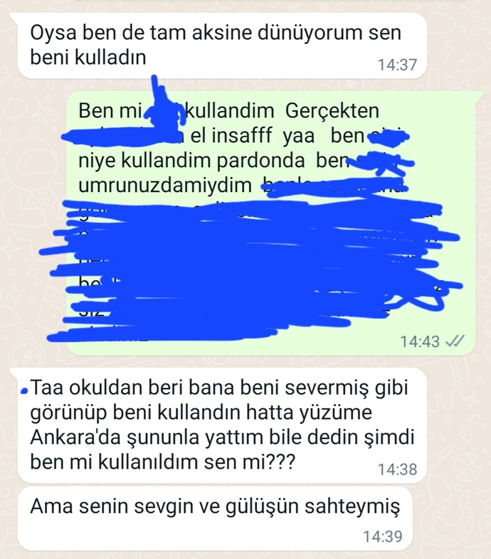 Size samimi gelirmiydi?