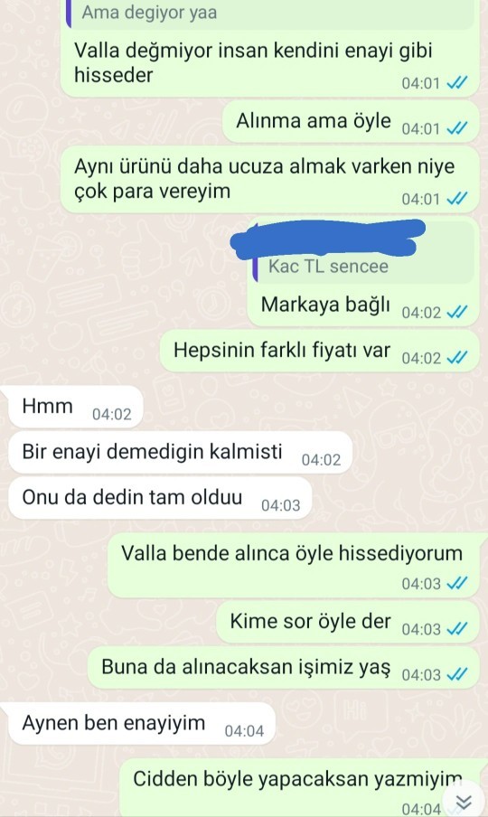 Sizce bunda alınacak bir şey var mı?