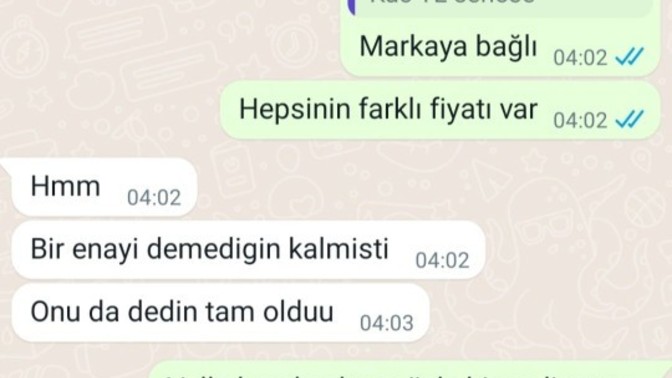 Sizce bunda alınacak bir şey var mı?