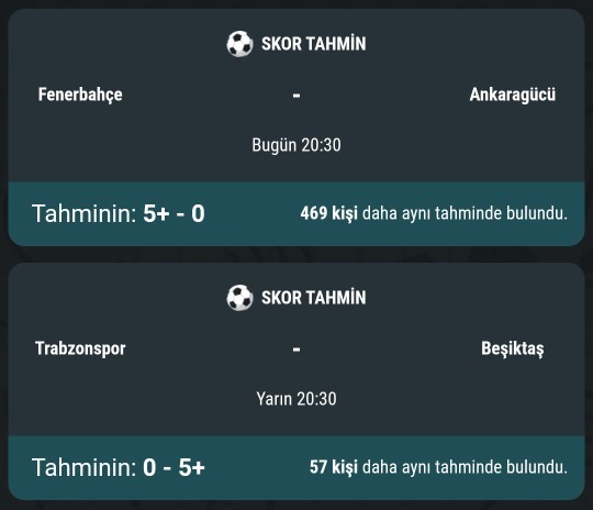 Nesine de haftalık tahmin etkinligine katıldım sizce gelme ihtimali varmıdır?