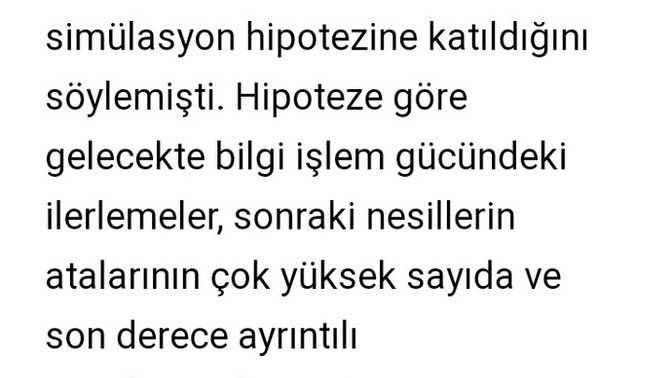 Simülasyon içinde mi yaşıyoruz?