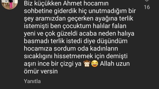 Hacı/Hoca tayfasindan sevdiginiz biri var mi?