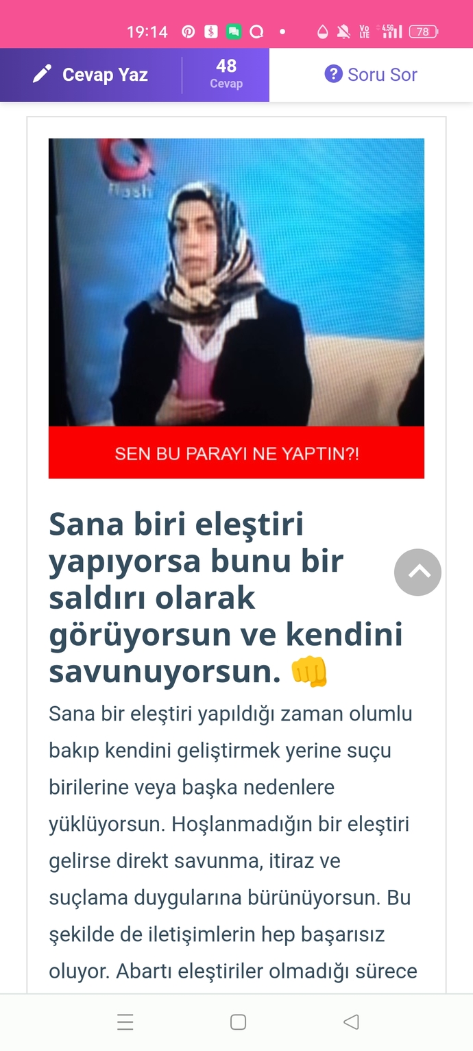 Kimse kusura bakmasın yani