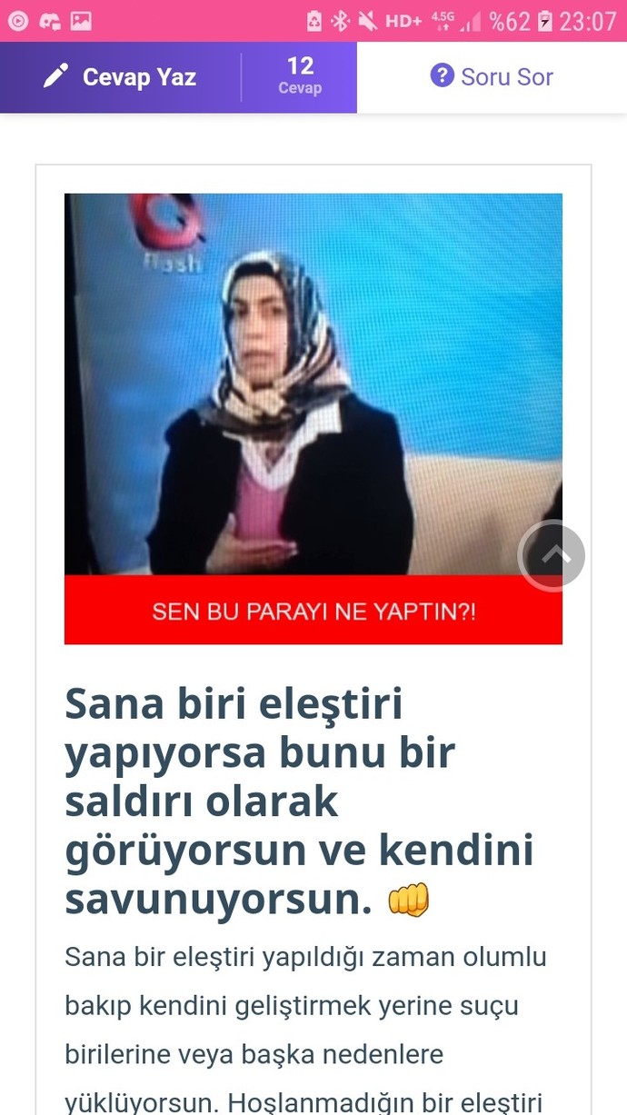 Quiz’e cevapları ver, öğren! Eleştiriye ve geri bildirime açık mısın, değil misin 👻?