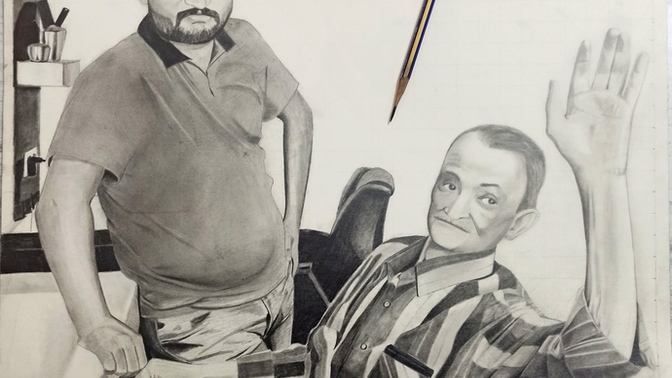 Baba ve oğul çizimim hala devam ediyo. Sizce nasıl?