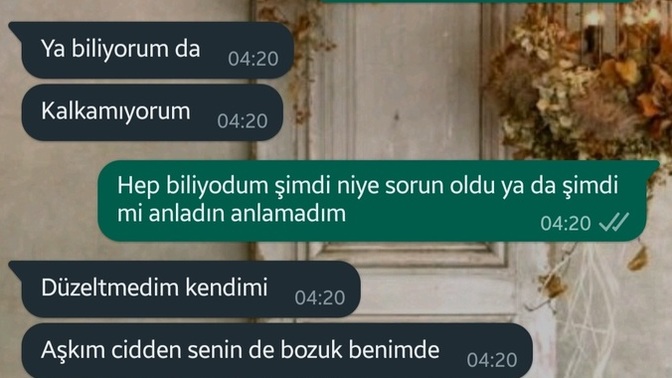 1 aydır buluşmuyoruz, buluşacaktık ertelendi. Bu ne şimdi, beni mi ekiyor?
