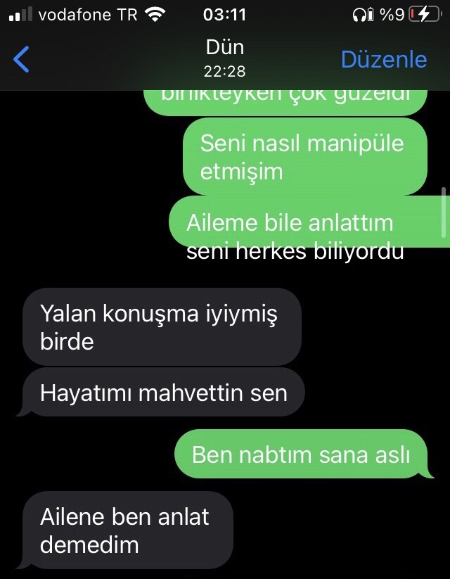 Ayrıldıktan sonra böyle konuşanlar için ne düşünüyorsunuz?