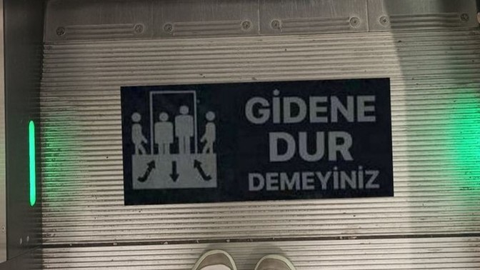 Gidene dur dediniz mi?