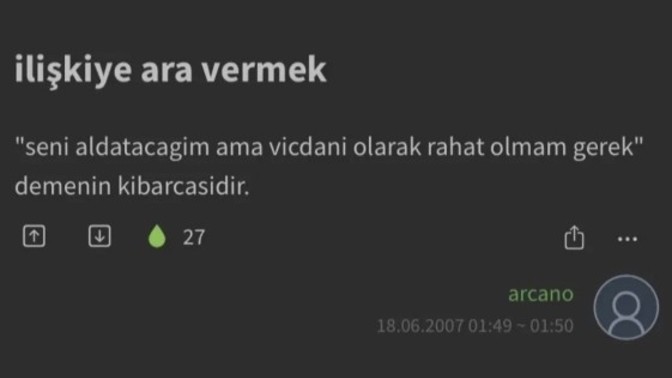 Hiç ilişkinize ara verdiniz mi?