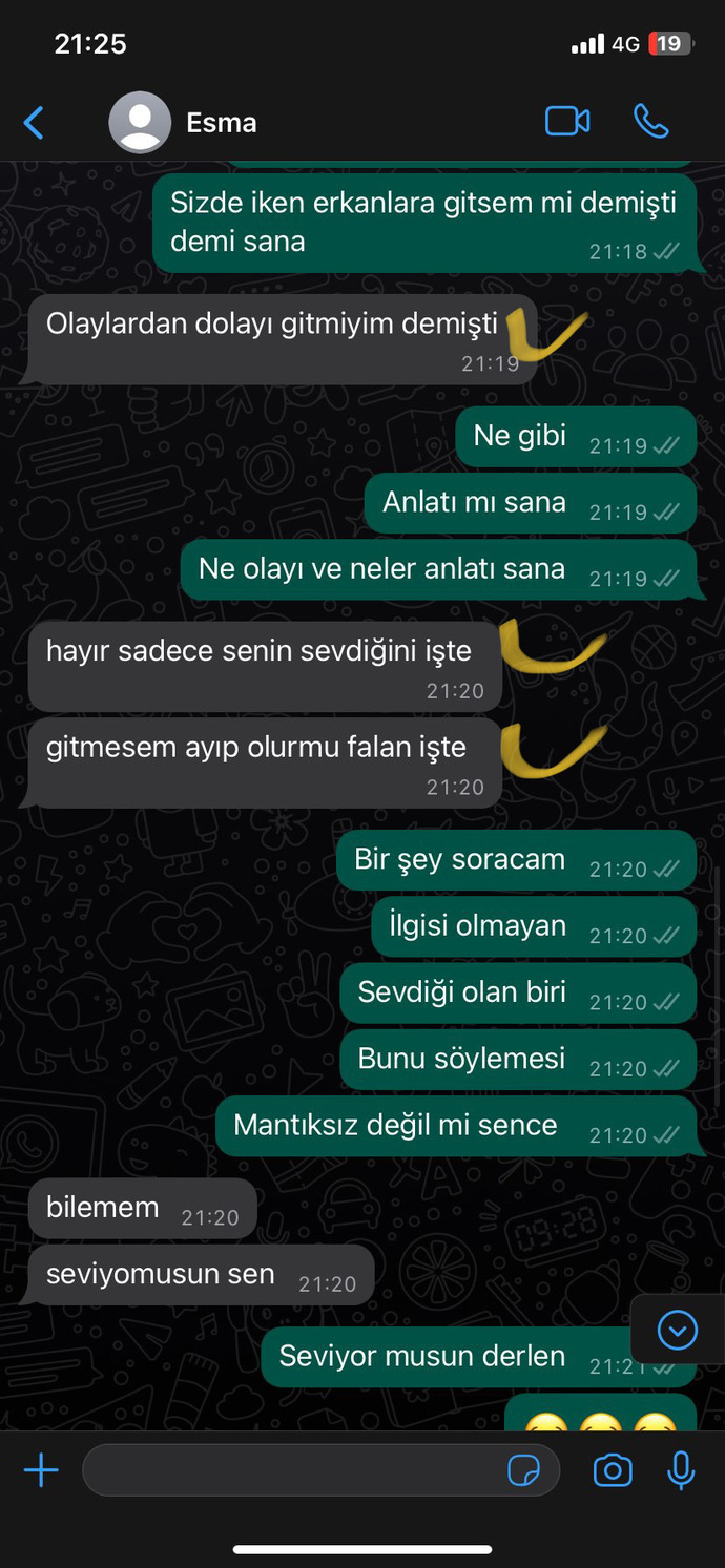 Günaydın bir kız neden bu tarz sorular sorar?