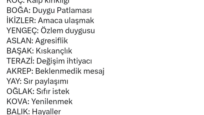 Burçlara göre bugün gündeminizde ne var?