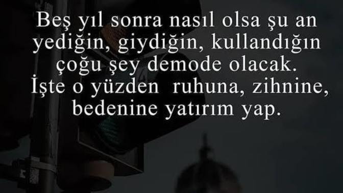 Kendinize yatırım yapıyor musunuz?