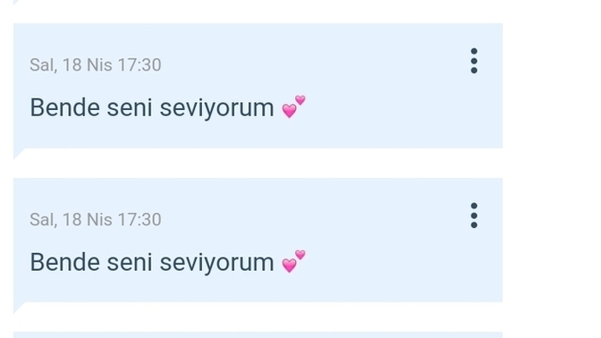Sevgiliniz size en son nezaman seni seviyorum dedi?