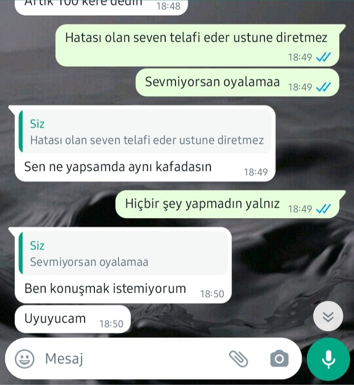 Seven hatası olsa da böyle davranır mı?