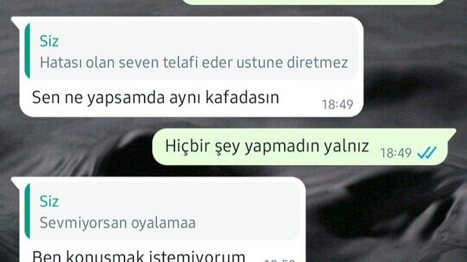 Seven hatası olsa da böyle davranır mı?