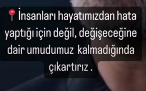 İnsanları hayatınızdan ne için çıkarırsınız?