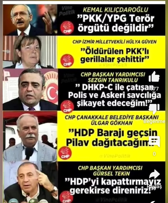 Muhalefete oy verecek olanlar nedenini yazabilir mi?