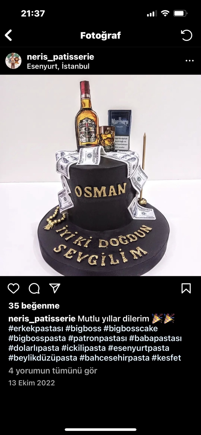 Sevgilimin doğum günü için hangi pasta güzel?