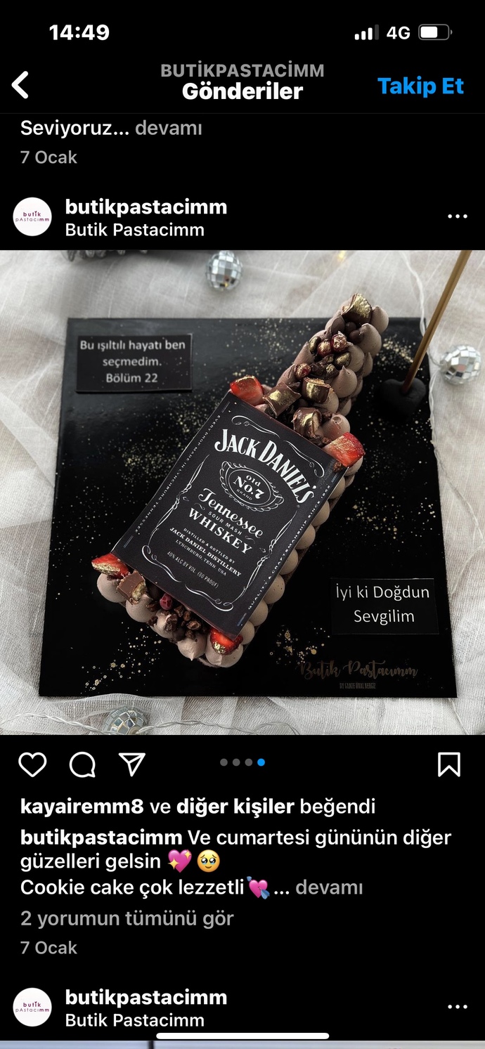 Sevgilimin doğum günü için hangi pasta güzel?