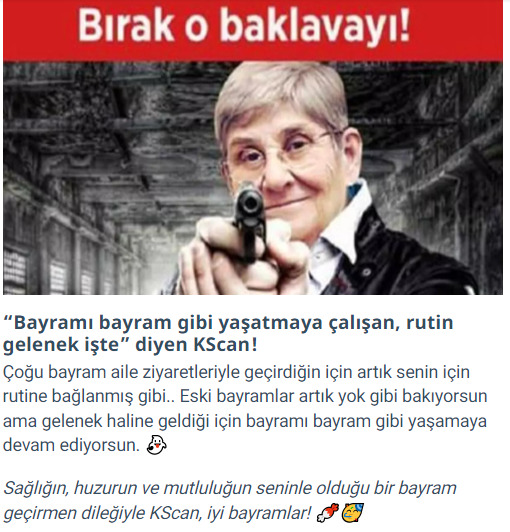 Seçimlerini yap, hangi KScan’sın söyleyelim! Bayrama mesajın nedir 🍬?
