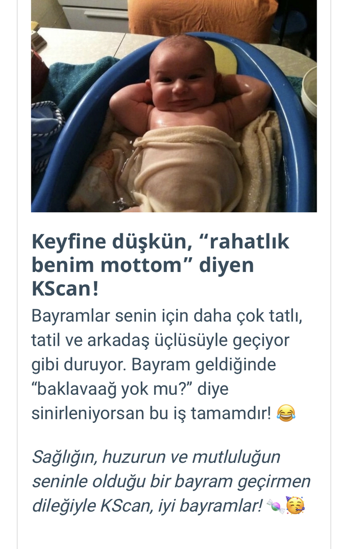 Seçimlerini yap, hangi KScan’sın söyleyelim! Bayrama mesajın nedir 🍬?