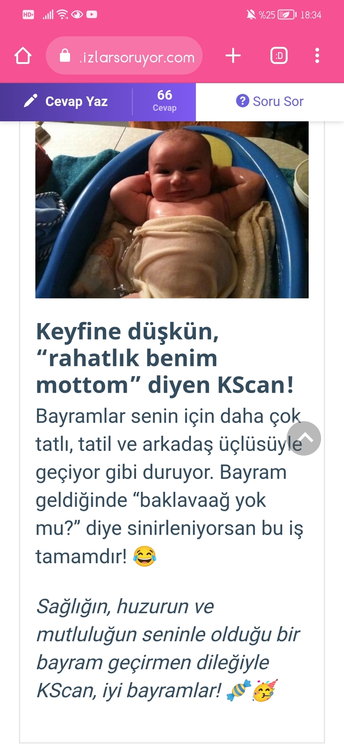 Seçimlerini yap, hangi KScan’sın söyleyelim! Bayrama mesajın nedir 🍬?