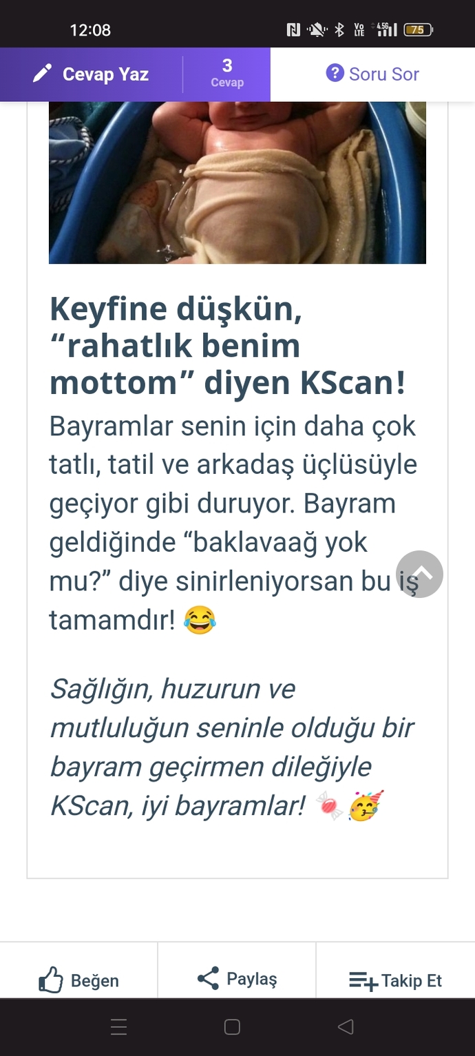 Baklava yok mu diye sinirlenmiyorum yaa😄 o kadar düşkün değilim 