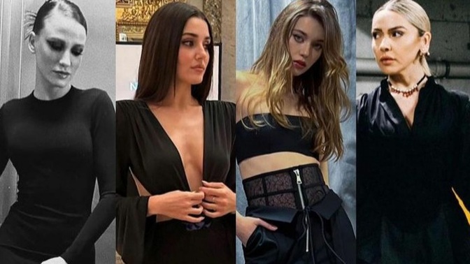 Güzeller içinden bir seni seçtim! Siyah en çok hangi ünlüye yakışmış?