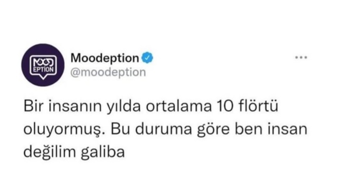 Bir insanın yılda ortalama 10 flörtü oluyormuş. Peki senin yılda kaç flörtün oluyor?
