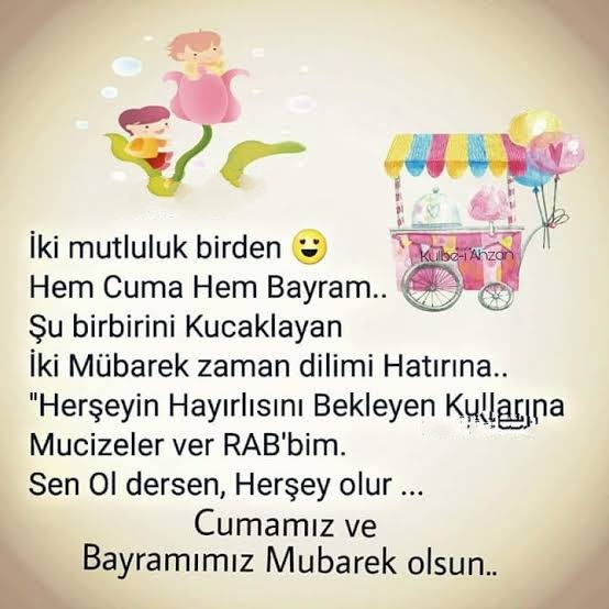 Mübarek günlerin bir arada olması ne güzel değil mi?