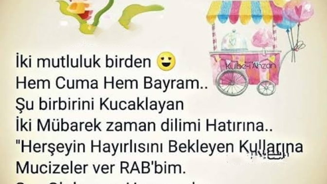 Mübarek günlerin bir arada olması ne güzel değil mi?