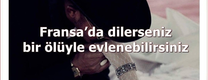 Ölüyle evlenir misin?
