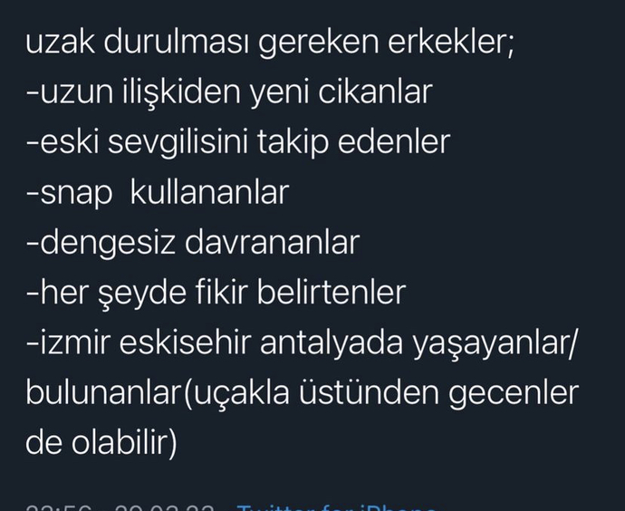 bi liste atalım ahhshjdjs