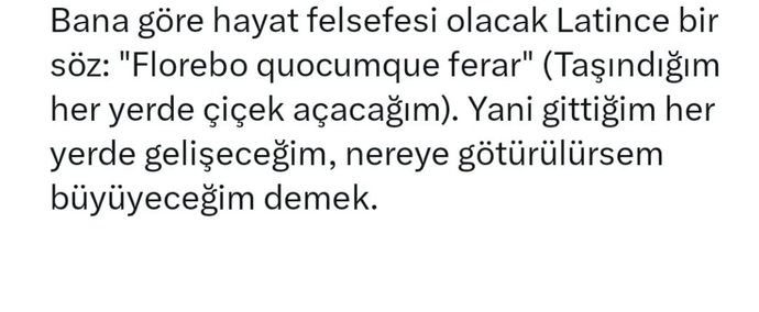 Sizin hayat felsefeniz nedir?