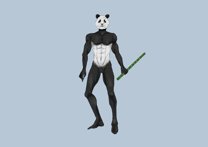 Beni çizmiş 🐼