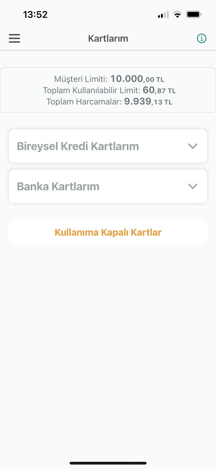 Ödemem gereken borç tutarı hangisi?
