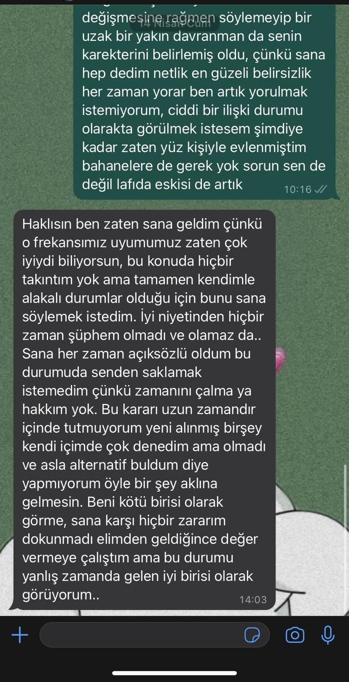 7 aydır ciddiyim deyip aniden soğuk yapan erkeğin amacı nedir?