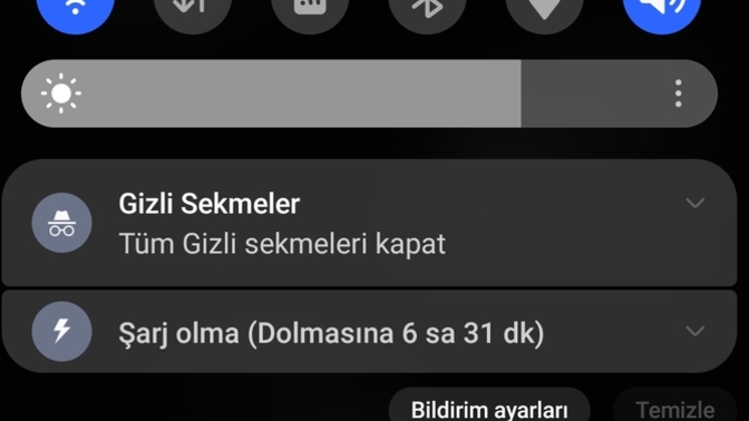 6 saat 31 dk sarj suresi ile Samsung beni mi deniyor acaba?