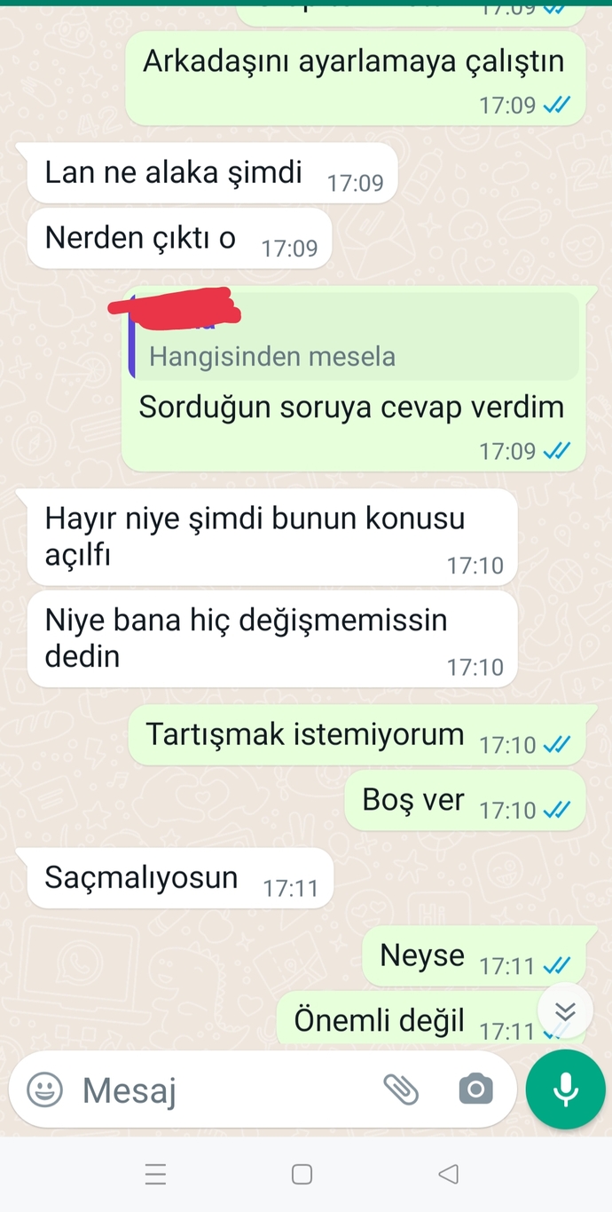 Sizce olayı abartmış mıyım veya yanlış mı anlamışım? Fotoğraflı?