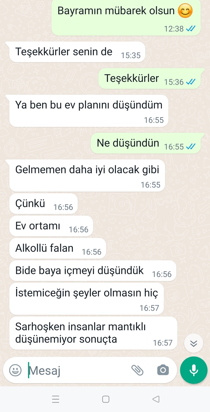 Sizce olayı abartmış mıyım veya yanlış mı anlamışım? Fotoğraflı?