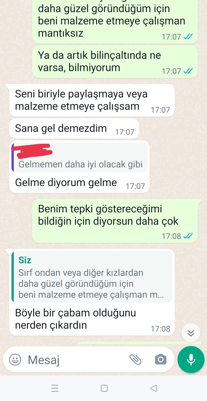 Sizce olayı abartmış mıyım veya yanlış mı anlamışım? Fotoğraflı?