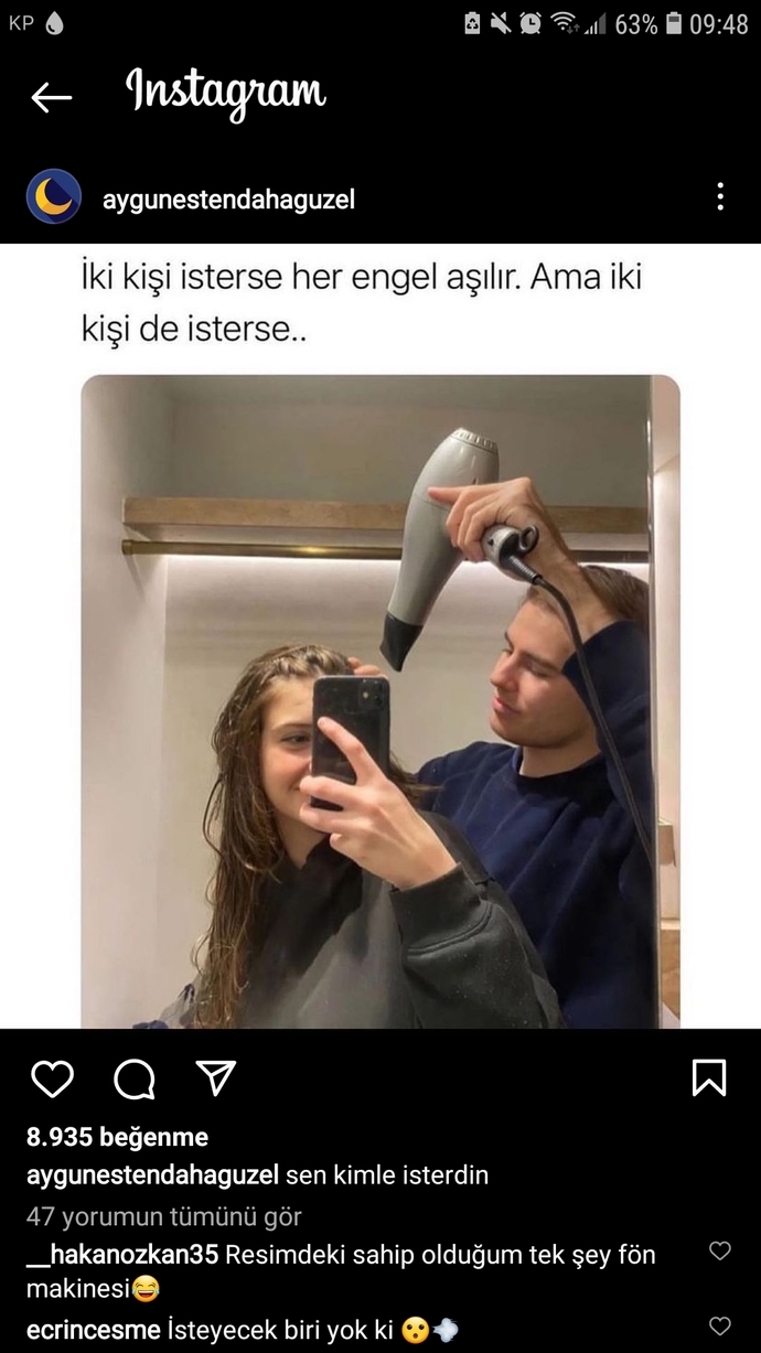 İki kişi isterse her zorluk aşılır değil mi?
