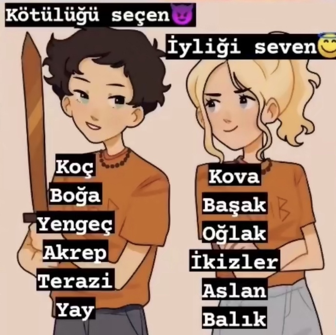 Burcuna göre kötülüğü seçen mi iyiliği seven misin?
