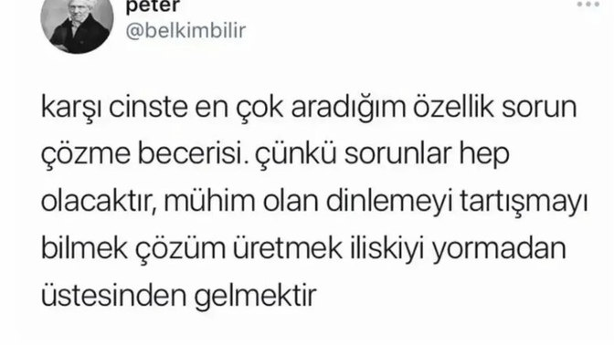 Karşı cinste olmazsa olmaz aradığın özellik nedir?